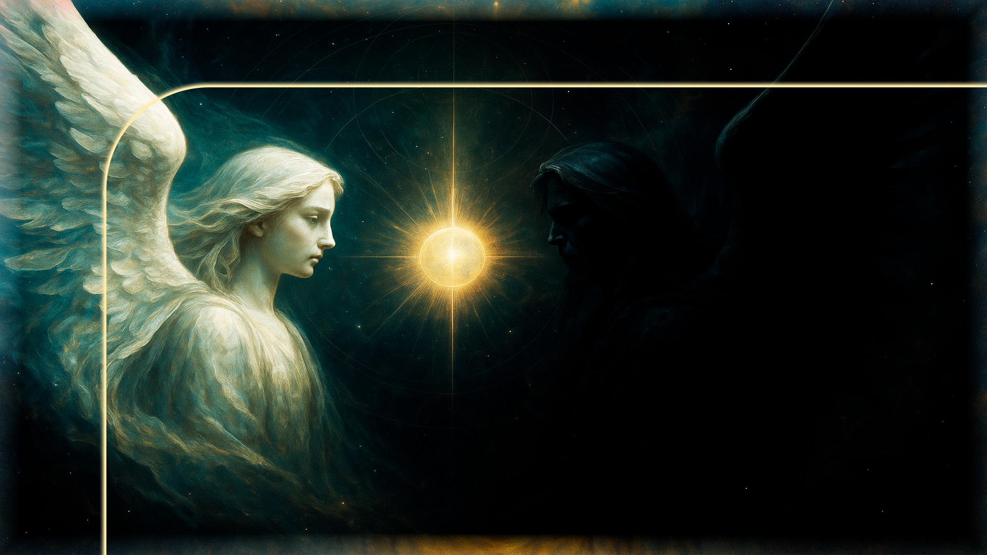 Arco Áurea — pintura digital hiper-realista